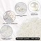 Phinus 1950 Pcs Pearl Beads with Hole, 5 Size Pearls for Crafts, Round Loose Pearl Beads for Jewelry Making, Pearls for Jewelry Making, Decoration, DIY Crafts, Stuffing